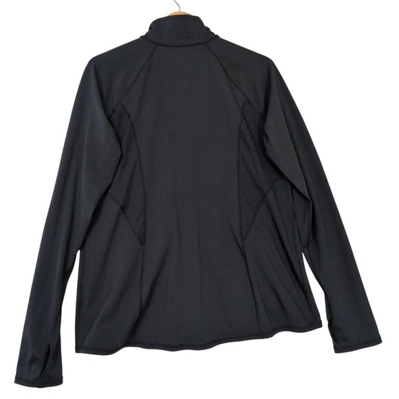 Lilly Pulitzer Tennison Luxletic Jacket Womens XL Black Full Zip Athletic Gym - Picture 3 of 14